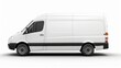 © studioclever - White Delivery Van Isolated on White Background, Generative AI