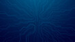 © AntonKhrupinArt - Abstract digital circuit board on technology blue background. Circuit connected lines and dots on abstract motherboard. Navy gradient tech bg. AI innovation concept.  Futuristic vector illustration.