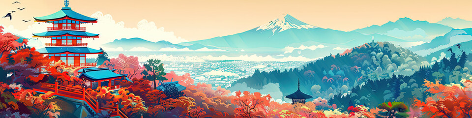 Wall Mural - Serene Serenity - Kiyomizu-dera Temple