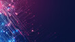 © Oksana - Abstract digital technology background in pink and blue