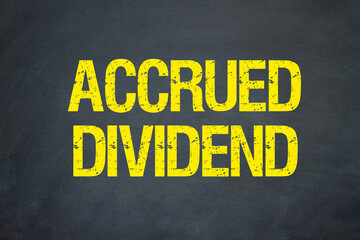 Sticker - Accrued Dividend	