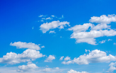 Wall Mural - White clouds in blue sky