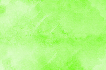 Canvas Print - Abstract green watercolor background texture