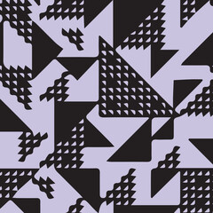 Wall Mural - Abstract graphical seamless pattern. vector illustration