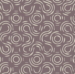 Wall Mural - Abstract graphical seamless pattern. vector illustration