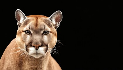 Wall Mural - puma or cougar isolated