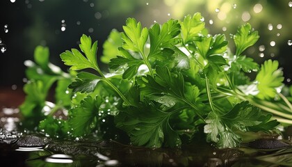 Wall Mural - fresh parsley