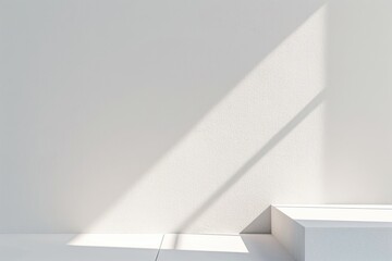 Bright and airy minimalistic architectural background banner with seamless design and abundant light