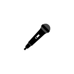 Poster - Microphone Icon isolated on white background