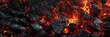 © AminaDesign - Incandescent charcoal embers with beautiful orange and reddish tones. High quality photo