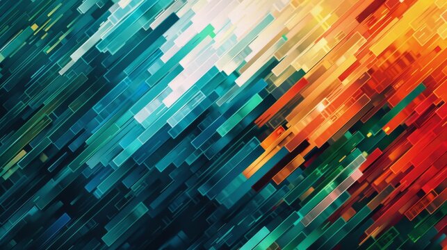 abstract pixel art background 