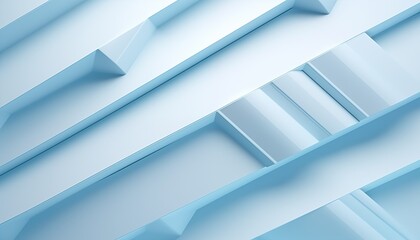 abstract blue background with triangles and squares