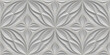 © ADDICTIVE STOCK - Elegant 3D heart flower wallpaper in soothing gray tones