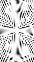 Sticker - Repeating minimalist halftone pattern with small circles arranged in a grid background design banner backdrop