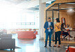 © Katleho S/peopleimages.com - Talking, tablet and business people in office for planning, online research and internet. Creative agency, teamwork and man and woman on digital tech in meeting for project, website and discussion