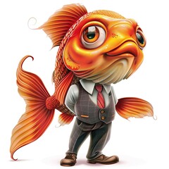 Wall Mural - Fish cartoon SoftwareDevelopersuit 