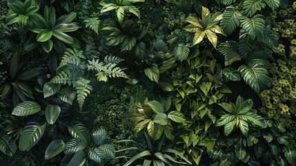 Wall Mural - lovely verdant backdrop