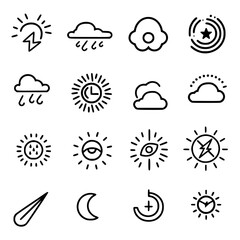 rain icon, storm icon, weather icon, climate icon, meteorology icon, wind icon, snow icon, moon icon