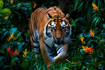 Canvas Print - tiger in the forest