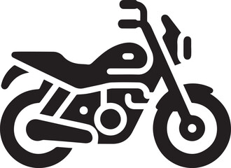 Wall Mural - motorbike Vector icon illustration logotype color editable