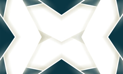 Aufkleber - Modern geometric pattern with symmetrical design, blending light and dark elements, great for backgrounds