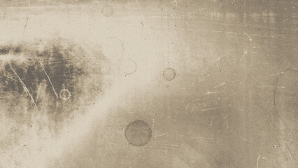Wall Mural - Old paper retro antique grunge sepia brown rough dirty shabby scratched distressed abstract texture vintage noise grain dust background transparent fade overlay photo effects style design preset png