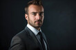 © Innese - Studio portrait of confident businessman in a suit