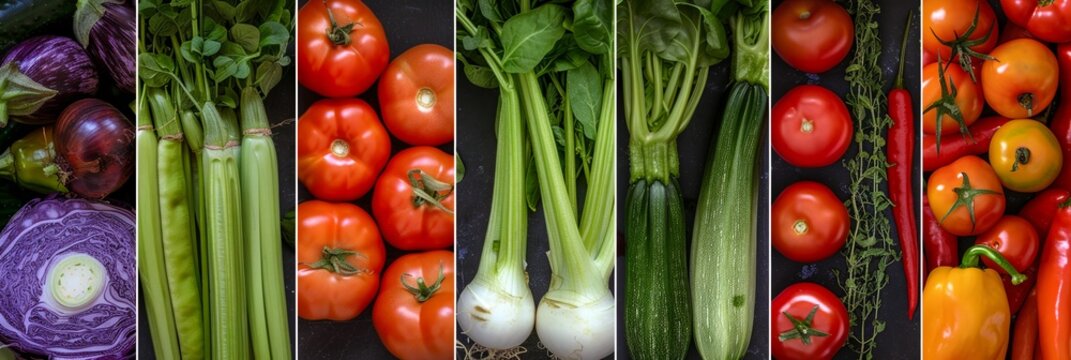 Background of seasonal fresh organic vegetable