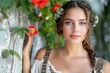 © Jorge Ferreiro - A Young woman in traditional german costume