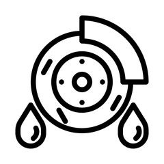 Brake fluid icon