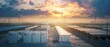 © Sweettymojidesign - A battery storage facility showcasing advanced energy storage solutions for green energy