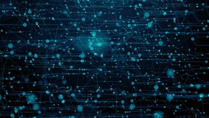 Wall Mural - neural network circuit machine learning algorithms