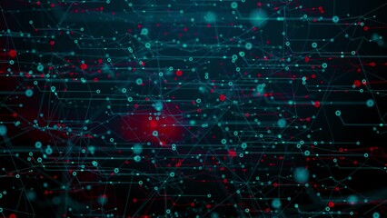 Wall Mural - neural network circuit machine learning algorithms