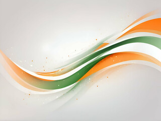 abstract blur line background with gradient colors from Indian flag
