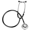 © Sippung - Black stethoscope on transparent background clipart