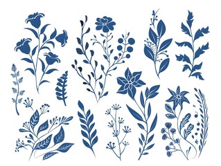 Wall Mural - pattern with flowers