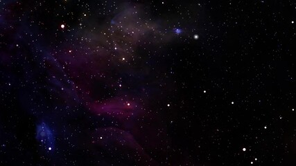 Wall Mural - nebula and bright stars in space background ultra HD