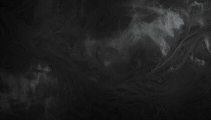 Wall Mural - dark black background with marbled texture, classy elegant black and gray textured vintage design