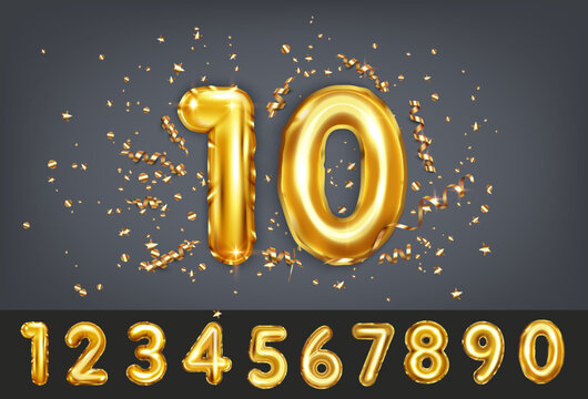 anniversary-holiday-realistic-background-with-golden-balloon-numbers-sparkling-streamers-confetti-isolated