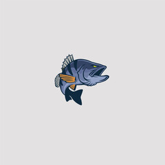 Wall Mural - perch fish