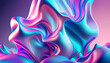 © Artanto - Holographic foil iridescent painting art of pastel color background