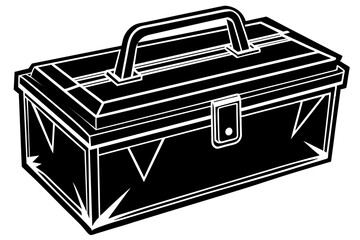 Sticker - Black and white box with pen