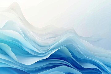 Wall Mural - Abstract blue and white gradient background,
