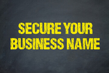 Sticker - secure your business name	
