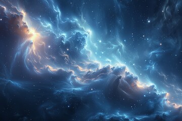 Wall Mural - space nebula and space