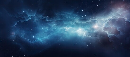 Wall Mural - night landscape photography capturing the beauty of the starry sky with a long exposure technique, f