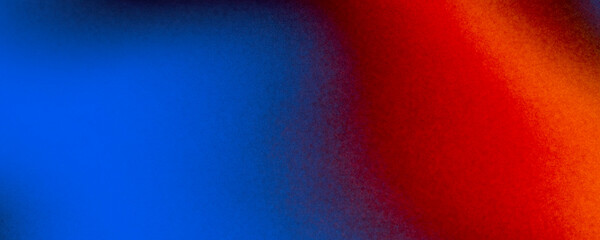 Canvas Print - Red and blue gradient background, blurred background banner