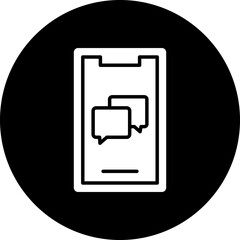 Sticker - Vector Design Mobile Chat Icon Style