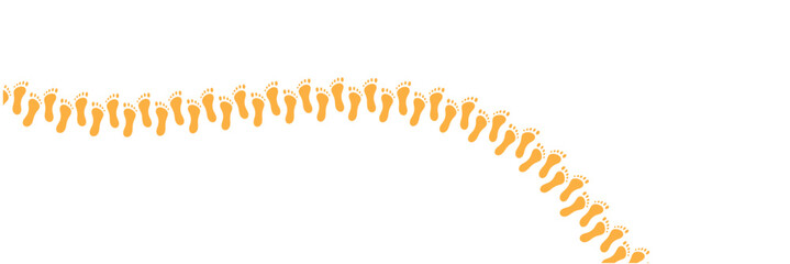 Wall Mural - foot, footprint, silhouette, shape, vector, pink, girl, print, child, cute, people, illustration, human, childhood, finger, symbol, baby feet hands, baby feet prints, baby feet vector, baby feet walki