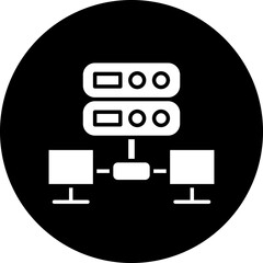 Poster - Vector Design Server Icon Style